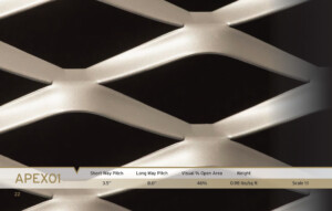 APEX01, Mesh Metal, architectural metals, architectural metal screen