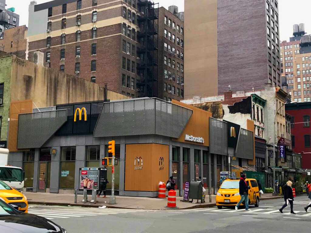 McDonalds Expanded Mesh Signage