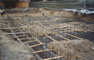 grade beam, form board for concrete, concrete forms