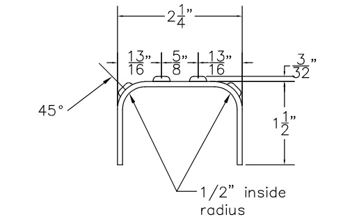 2.25 Safety-Tread® Ladder Rungs